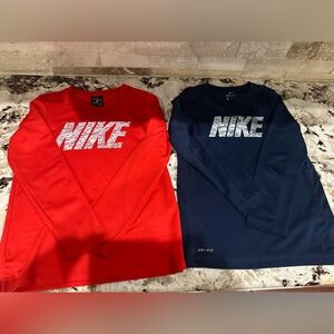 Two Nike Youth long sleeve shirts - fit like a Youth 10